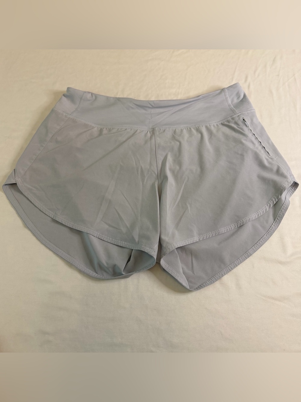 Outdoor Voices Running Shorts XL Light Gray Blue 4” Inseam High Rise Lined